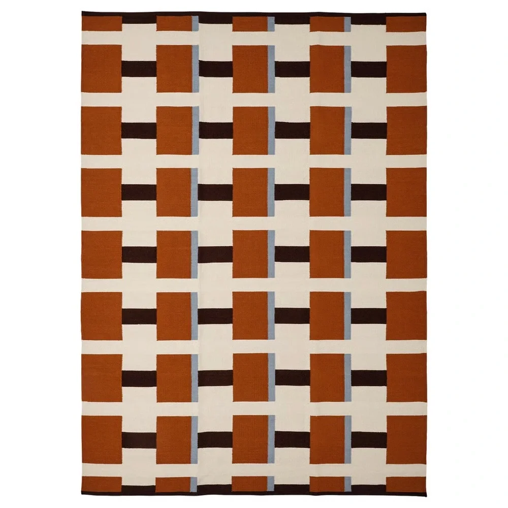 NEW Geometric Flatwoven Large/Designer Rug, (STOCKHOLM 2025 IKEA)